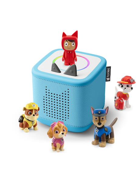 Tonies toniebox 2 pack boite à histoire pour enfant 1 à 9 ans, robuste & facile à utiliser, la pat' patrouille, 4 figurines, bleu ciel MULTICOLORE 1 - vertbaudet enfant 