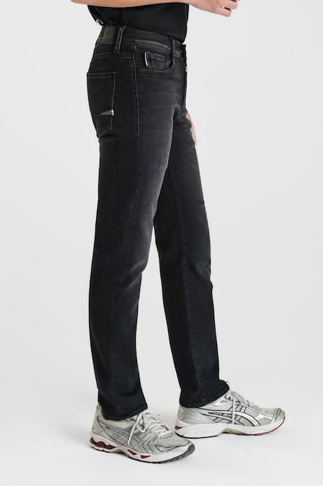 Jeans droite blue jogg, longueur 34 Black / black 3 - vertbaudet enfant 