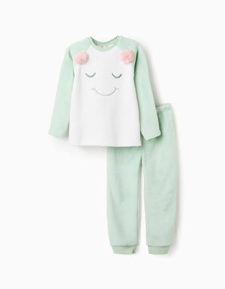 Pyjama doux, joyeux, confortable Vert clair 2 - vertbaudet enfant 