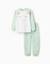 Pyjama doux, joyeux, confortable Vert clair 2 - vertbaudet enfant 