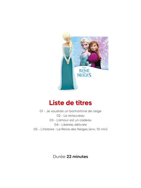 Tonies toniebox 2 pack boite à histoire pour enfant 1 à 9 ans, robuste & facile à utiliser, avec vaiana, elsa, rouge MULTICOLORE 3 - vertbaudet enfant 