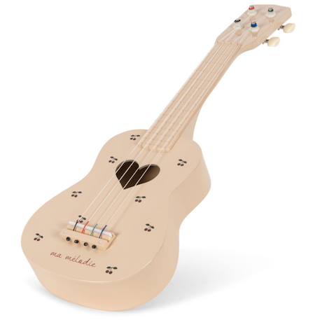 Ukulélé en bois Ma mélodie Beige, rouge, vert 1 - vertbaudet enfant 