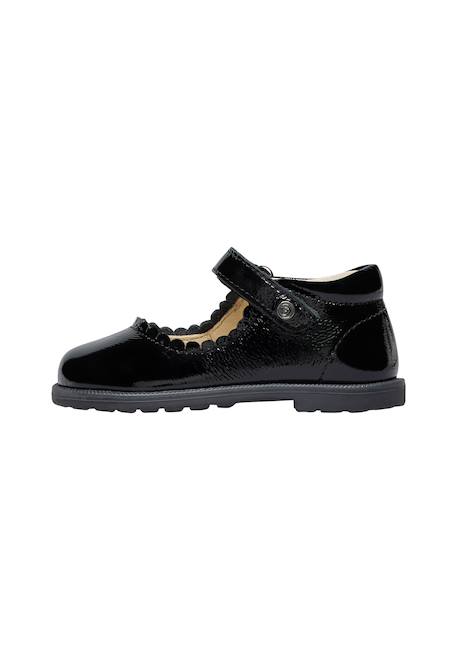 Ballerines en vernis plinpi 2 Noir-+Rose- 3 - vertbaudet enfant 