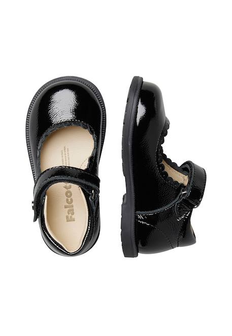 Ballerines en vernis plinpi 2 Noir-+Rose- 4 - vertbaudet enfant 