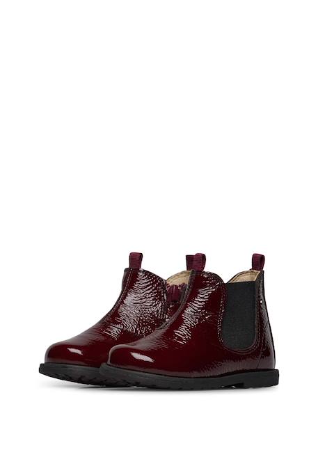 Bottines en vernis winter wood Bordeaux- 5 - vertbaudet enfant 
