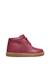 Chaussures à lacets en nappa brossé conte Berry red+Noir- 1 - vertbaudet enfant 