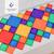 Jeu de construction magnétique arc-en-ciel paquet carré, 42 pièces Arc-en-ciel 2 - vertbaudet enfant 