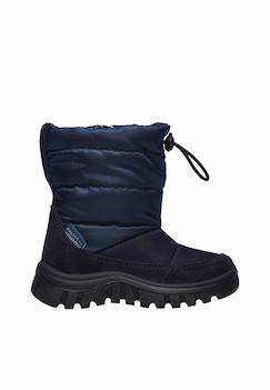 Bottes en suède et tissu poznurr 3 wp  - vertbaudet enfant