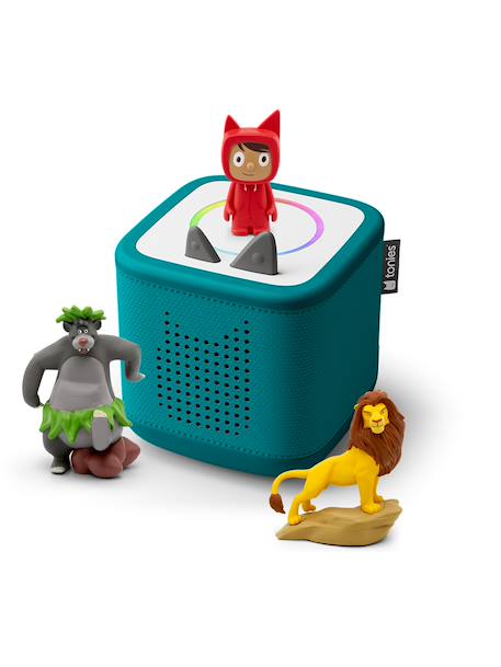 Tonies toniebox 2 pack boite à histoire pour enfant 1 à 9 ans, robuste & facile à utiliser, avec le roi lion et baloo, vert océan MULTICOLORE 1 - vertbaudet enfant 