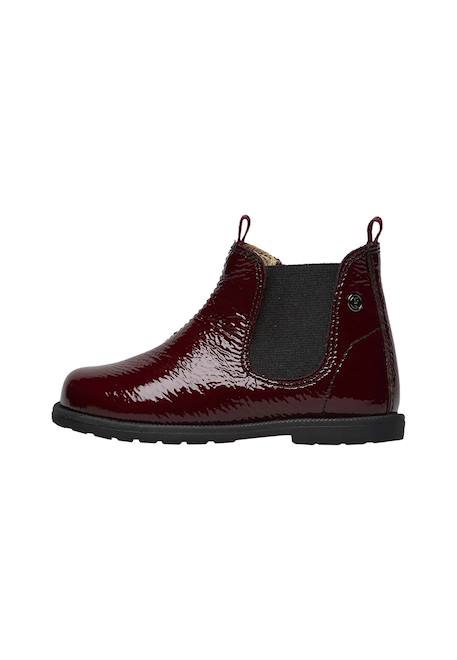 Bottines en vernis winter wood Bordeaux- 3 - vertbaudet enfant 