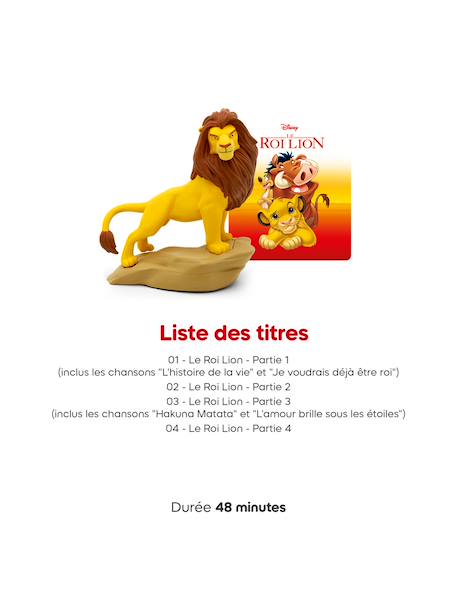 Tonies toniebox 2 pack boite à histoire pour enfant 1 à 9 ans, robuste & facile à utiliser, avec le roi lion et baloo, vert océan MULTICOLORE 3 - vertbaudet enfant 