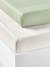 Lot de 2 draps-housses enfant en coton recyclé écru+gris perle+rose pâle+vert sauge 7 - vertbaudet enfant 
