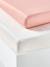 Lot de 2 draps-housses enfant en coton recyclé écru+gris perle+rose pâle+vert sauge 5 - vertbaudet enfant 
