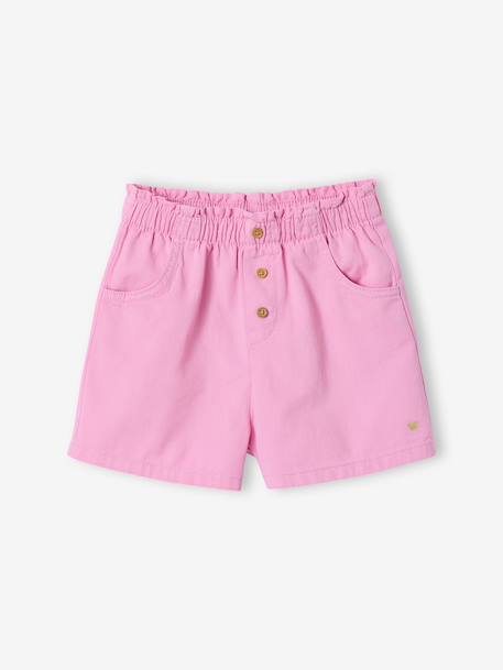 Short fille facile à enfiler mauve+vert d'eau 2 - vertbaudet enfant 