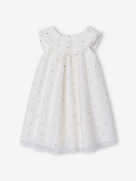 Fille-Robe évasée fille tulle brodée