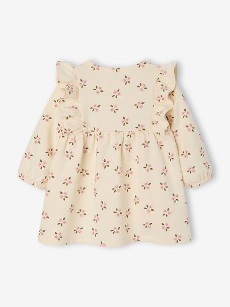 Robe bébé fille en molleton écru 2 - vertbaudet enfant 