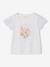 Tee-shirt manches courtes fleuri blanc 1 - vertbaudet enfant 