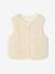 Gilet sans manches fille en sherpa écru+marron 3 - vertbaudet enfant 