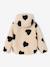 Veste fille sherpa motifs écru+vanille 3 - vertbaudet enfant 