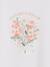 Tee-shirt manches courtes fleuri blanc 3 - vertbaudet enfant 