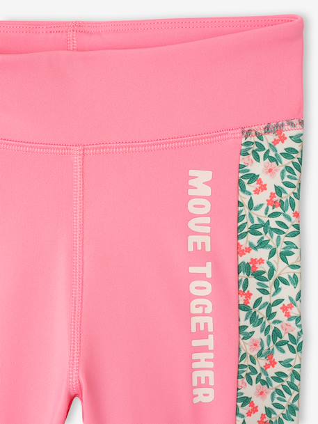 Legging sport fille graphique rose+vert sauge 3 - vertbaudet enfant 