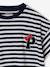T-shirt fille fantaisie corail+marine 6 - vertbaudet enfant 