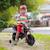 Motocross électrique enfant aprilia rx 125 max. 6 km/h roues auxiliaires amovibles phare effets sonores Blanc+Rouge 8 - vertbaudet enfant 