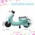 Scooter électrique enfant - moto enfant 6v 25w 2 vitesses 1,5-3 km/h max. - effets sonores lumineux Rouge+Vert 11 - vertbaudet enfant 