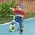 Draisienne enfant selle réglable roues eva Bleu+Crème 2 - vertbaudet enfant 