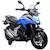 Moto électrique enfant honda nc750x - musiques, feux av led, entrée usb mp3 jack - 2 roues auxiliaires Blanc+Bleu+Rouge 7 - vertbaudet enfant 