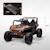 Buggy électrique enfant utv - 12v, 6km/h max. - télécommande - nombreux effets Marron 3 - vertbaudet enfant 