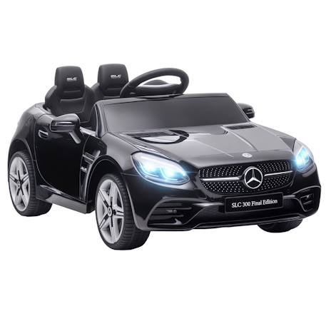 Voiture électrique enfant mercedes slc 300 6 v 5 km/h max. Télécommande effets sonores lumineux Blanc+Noir+Rose+Rouge 7 - vertbaudet enfant 