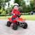 Quad électrique enfant 6v max. 2,5km/h phare effet sonore marche av-ar Rouge 2 - vertbaudet enfant 