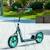 Trottinette patinette enfant roues 30 cm guidon réglable poignée frein et béquille acier Bleu+Rouge+Vert 12 - vertbaudet enfant 