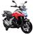 Moto électrique enfant honda nc750x - musiques, feux av led, entrée usb mp3 jack - 2 roues auxiliaires Blanc+Bleu+Rouge 13 - vertbaudet enfant 
