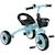 Tricycle enfant multi-équipé garde-boue sonnette panier pédales antidérapantes siège réglable avec dossier Blanc+Bleu+Rose+Vert 7 - vertbaudet enfant 