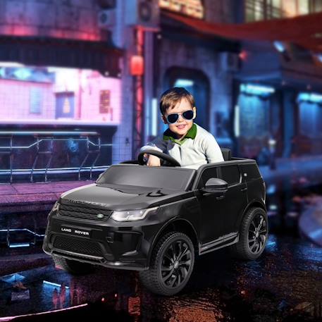 Voiture électrique enfant land rover discovery sport - 12v, 5km/h max. - nombreux effets - télécommande Blanc+Noir 7 - vertbaudet enfant 