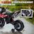 Motocross électrique enfant aprilia rx 125 max. 6 km/h roues auxiliaires amovibles phare effets sonores Blanc+Rouge 11 - vertbaudet enfant 