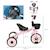 Tricycle enfant multi-équipé garde-boue sonnette panier pédales antidérapantes siège réglable avec dossier Blanc+Bleu+Rose+Vert 15 - vertbaudet enfant 