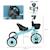 Tricycle enfant multi-équipé garde-boue sonnette panier pédales antidérapantes siège réglable avec dossier Blanc+Bleu+Rose+Vert 9 - vertbaudet enfant 