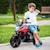 Moto électrique enfant honda nc750x - musiques, feux av led, entrée usb mp3 jack - 2 roues auxiliaires Blanc+Bleu+Rouge 14 - vertbaudet enfant 