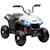 Quad électrique enfant 2 moteurs 12v 5 km/h max. Marche av ar nombreux effets Blanc+Bleu 1 - vertbaudet enfant 