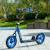 Trottinette patinette enfant roues 30 cm guidon réglable poignée frein et béquille acier Bleu+Rouge+Vert 2 - vertbaudet enfant 