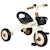 Tricycle enfant multi-équipé garde-boue sonnette panier pédales antidérapantes siège réglable avec dossier Blanc+Bleu+Rose+Vert 1 - vertbaudet enfant 