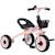 Tricycle enfant multi-équipé garde-boue sonnette panier pédales antidérapantes siège réglable avec dossier Blanc+Bleu+Rose+Vert 13 - vertbaudet enfant 