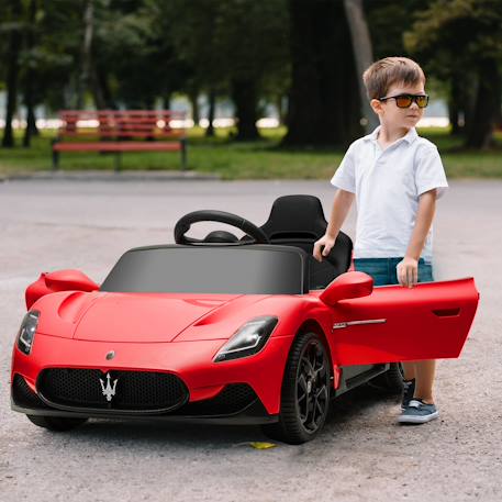 Voiture électrique enfant maserati mc 20 cielo 12v 5 km/h max. Télécommande nombreux effets Rouge 2 - vertbaudet enfant 