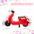 Scooter électrique enfant - moto enfant 6v 25w 2 vitesses 1,5-3 km/h max. - effets sonores lumineux Rouge+Vert 5 - vertbaudet enfant 