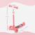 Trottinette enfant trottinette 3 roues lumineuses led hauteur guidon réglable frein à friction arrière Bleu+Rose 9 - vertbaudet enfant 