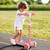 Trottinette enfant trottinette 3 roues lumineuses led hauteur guidon réglable frein à friction arrière Bleu+Rose 8 - vertbaudet enfant 