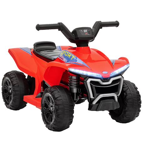 Quad électrique enfant 6v max. 2,5km/h phare effet sonore marche av-ar Rouge 1 - vertbaudet enfant 